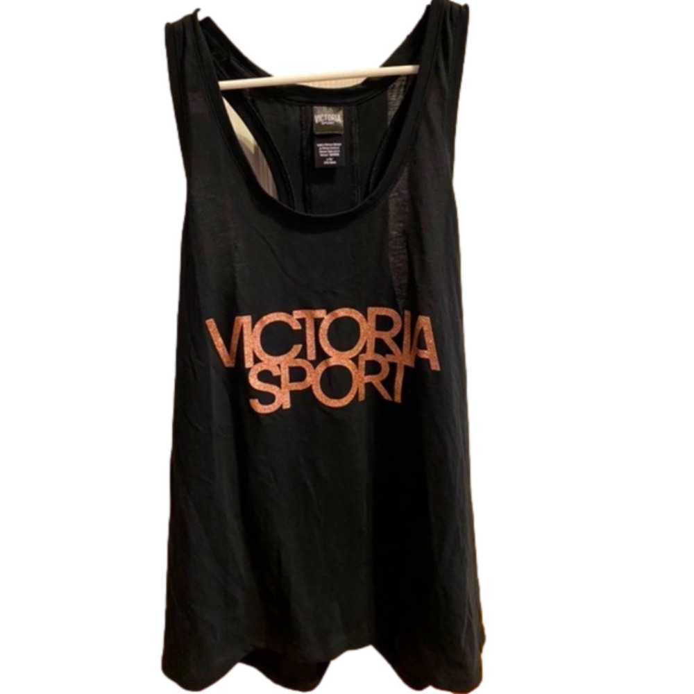 VSX open side black and rose gold tank LG